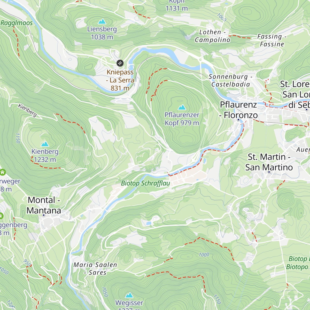 Lerchner's in Runggen map