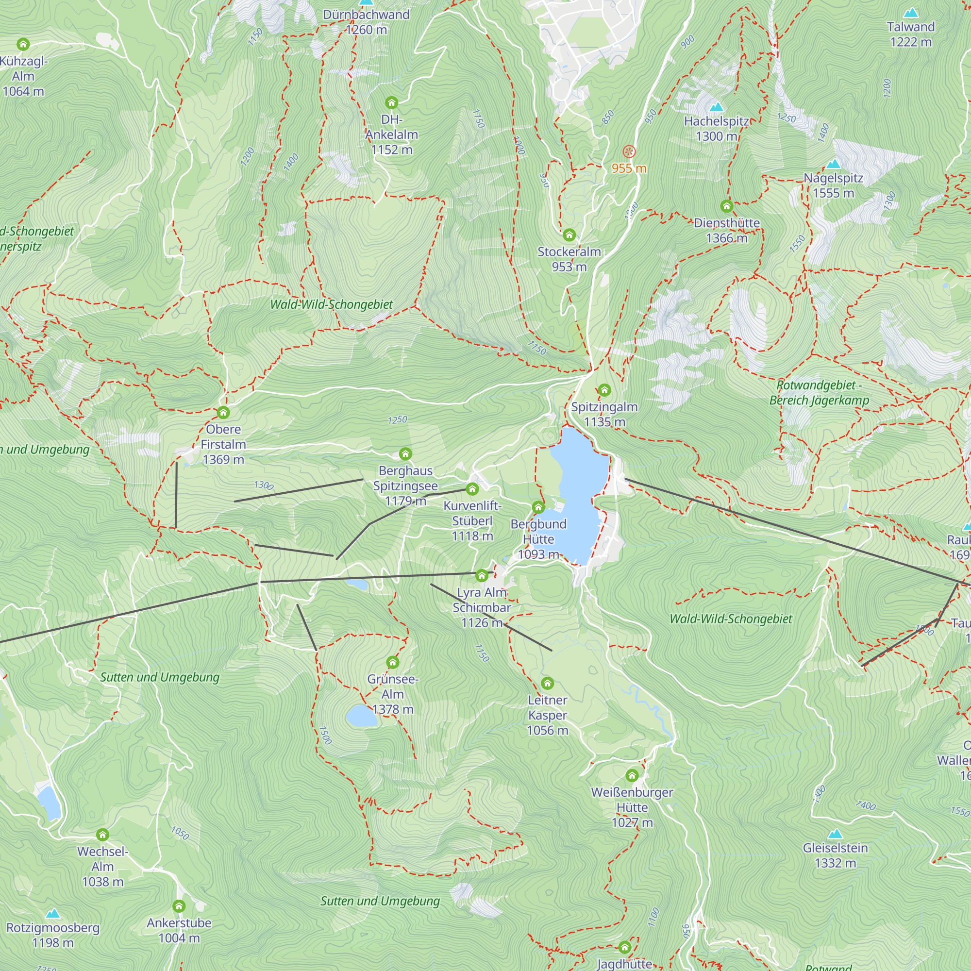 BLSV Haus Bergsee map