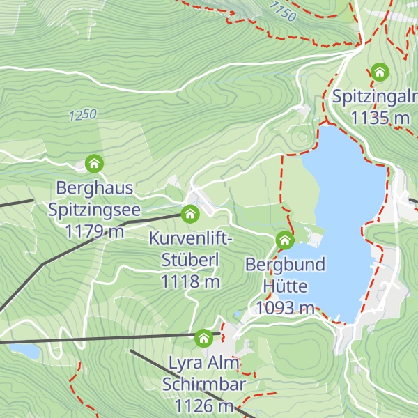 Map of BLSV Haus Bergsee