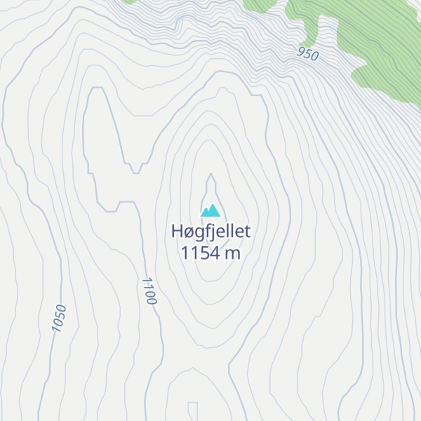 Map of Høgfjellet