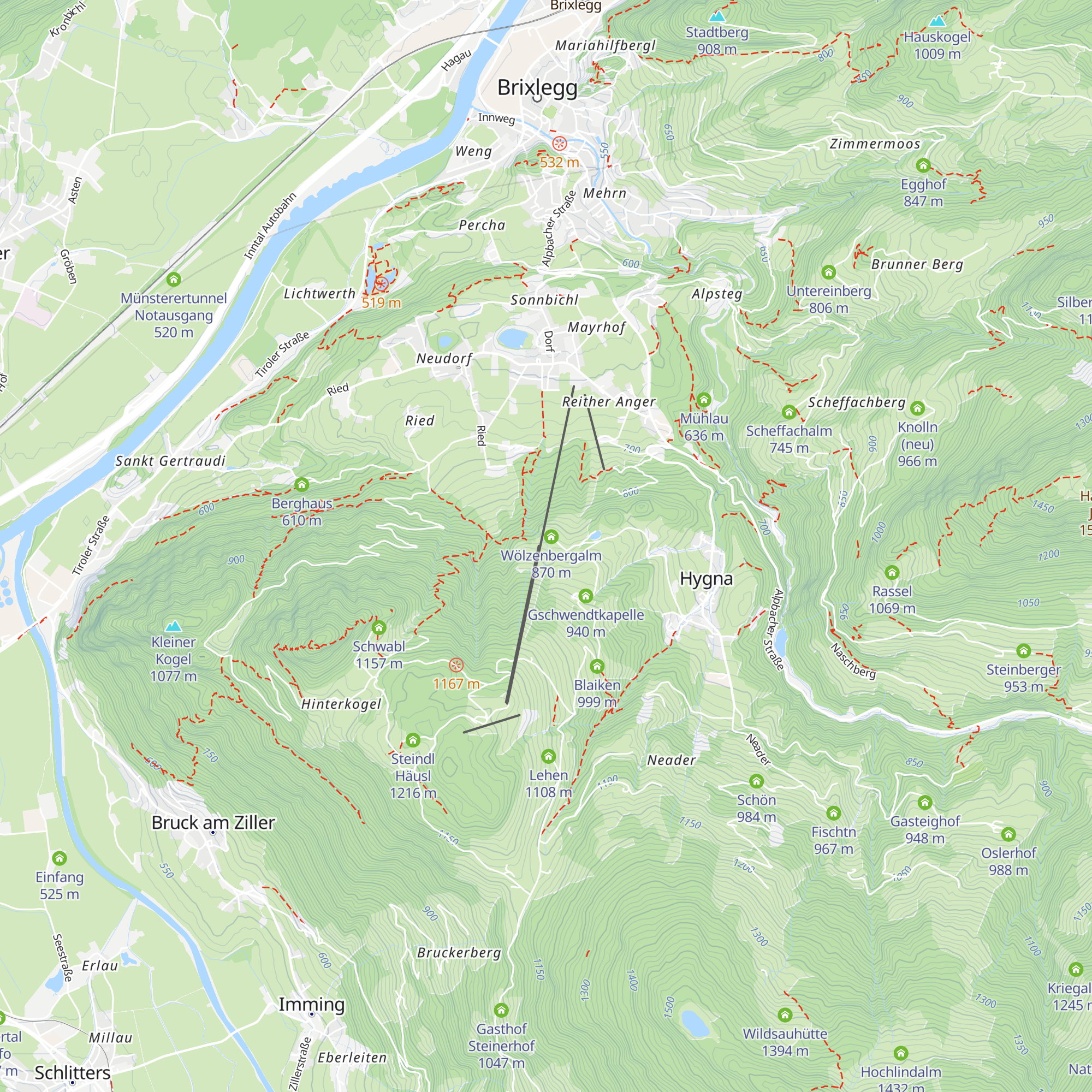 Nordlift Buffet map
