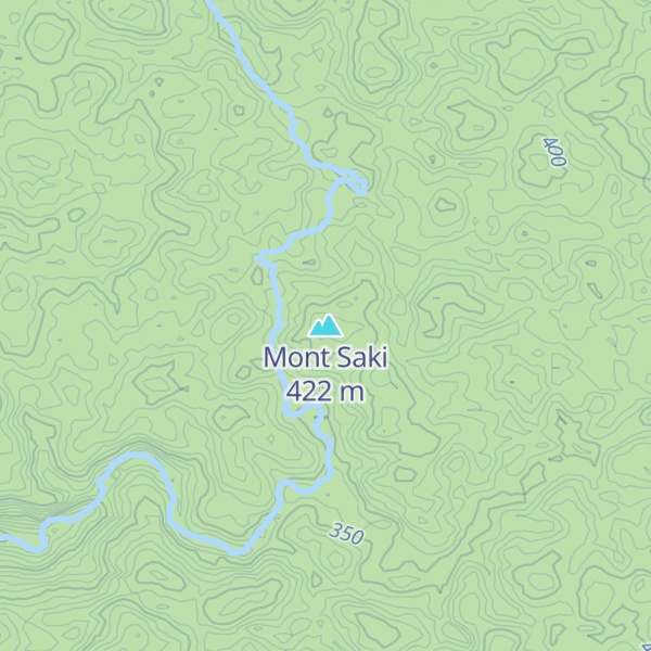 Map of Mont Saki