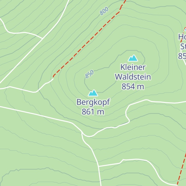 Map of Bergkopf