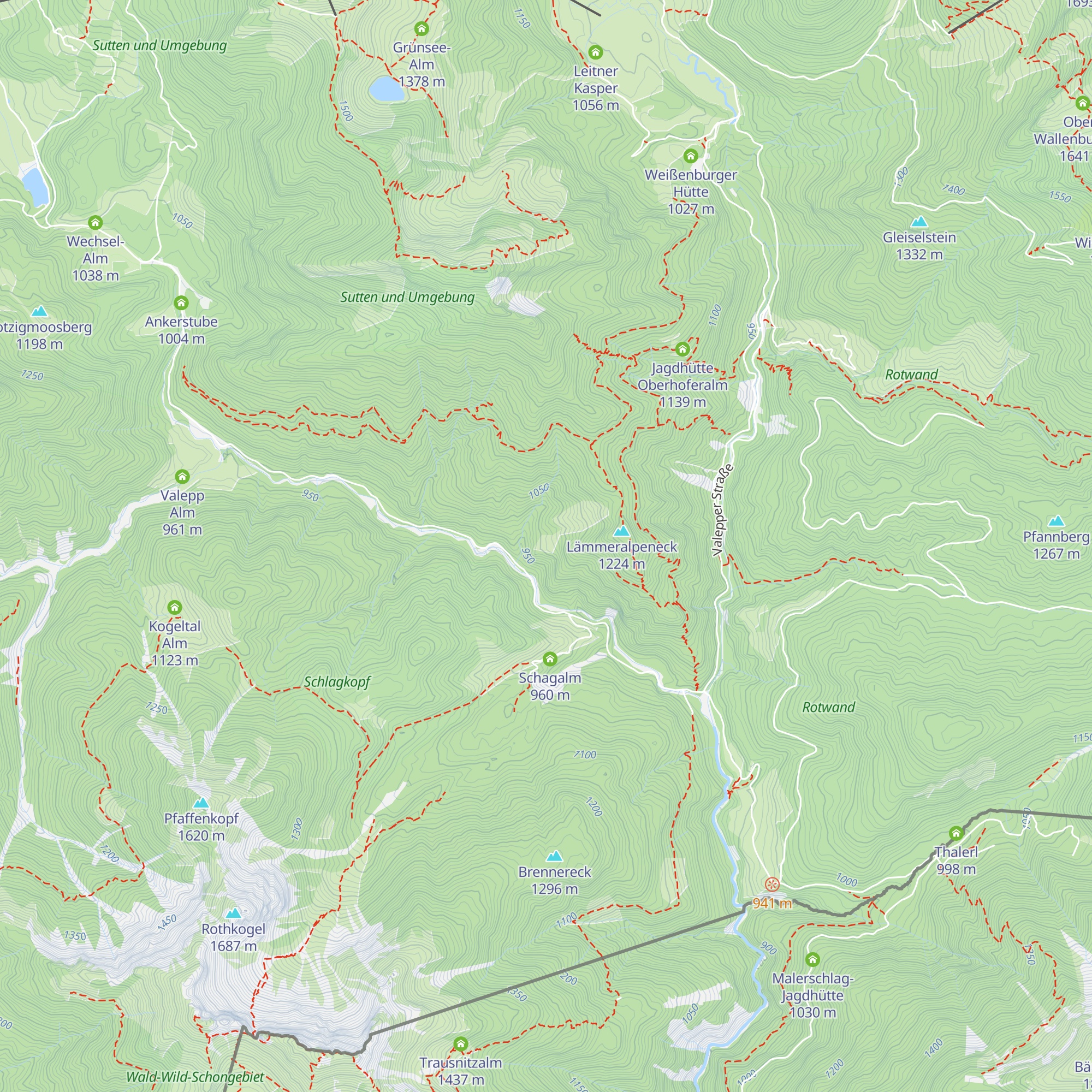Lämmeralm map