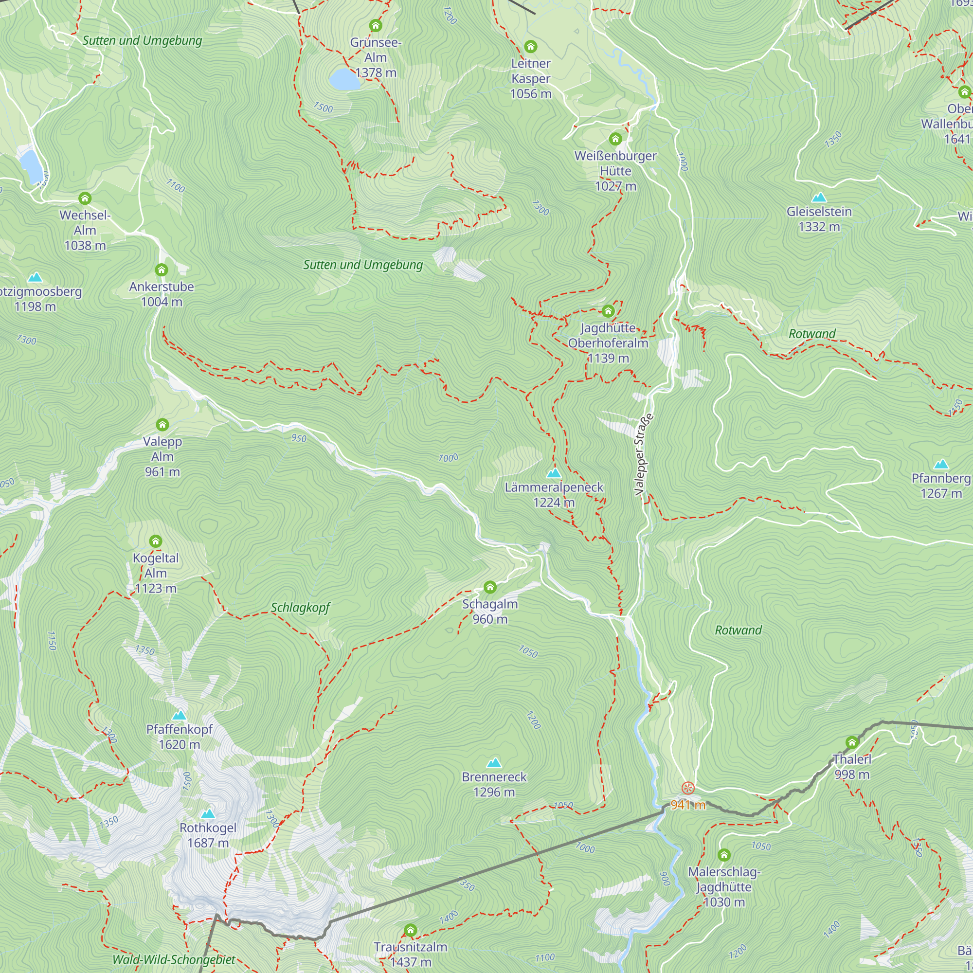 Lämmeralm map