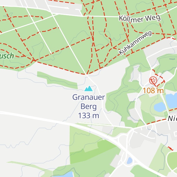 Map of Granauer Berg