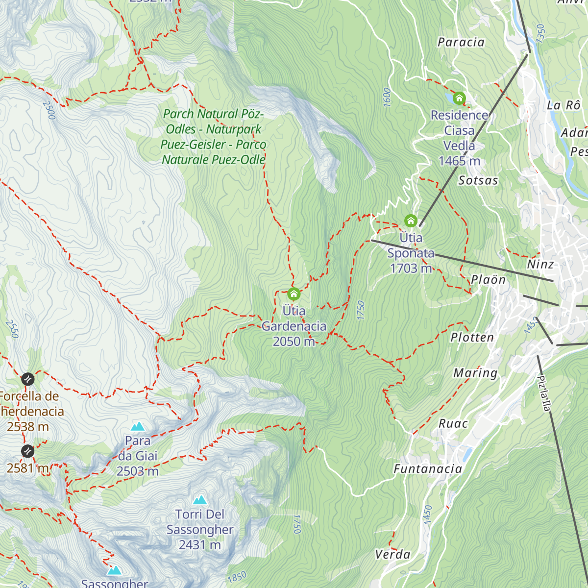Ütia Gardenacia map
