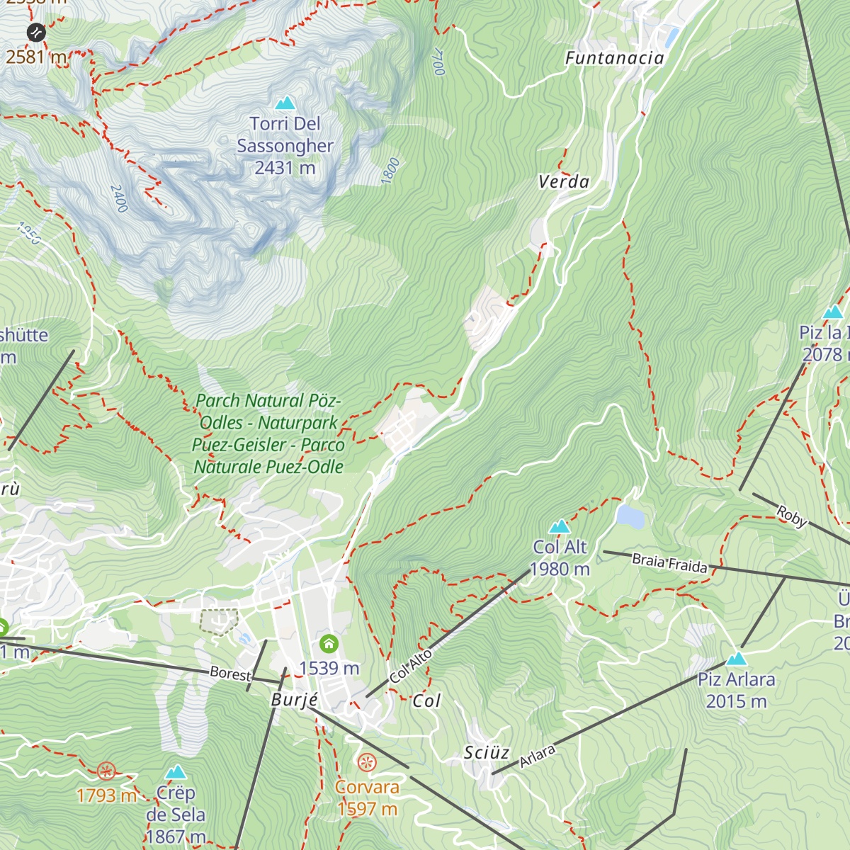 Hotel Bel Sit map