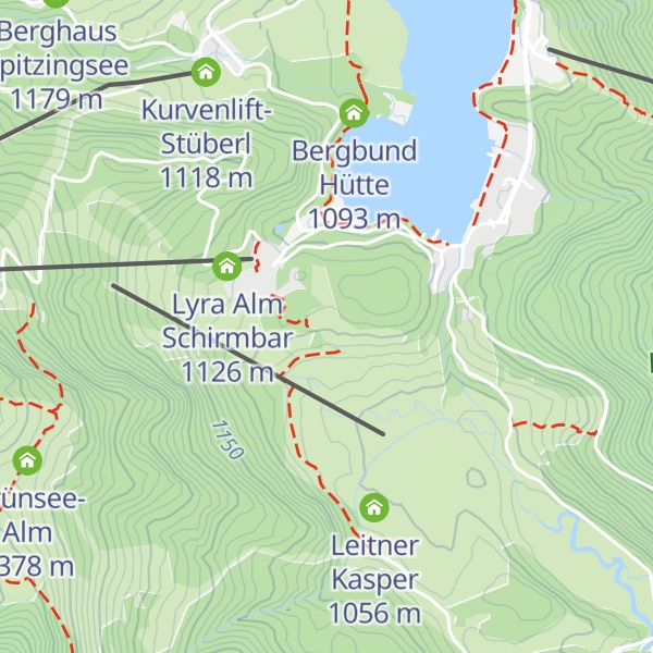 Map of Spitzing Lodge