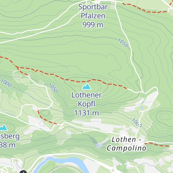 Map of Lothener Köpfl