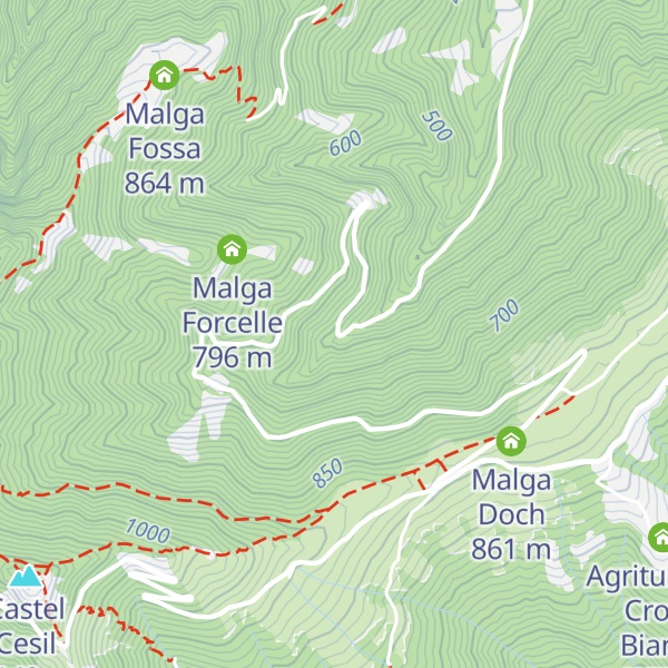 Map of casa abbandonata