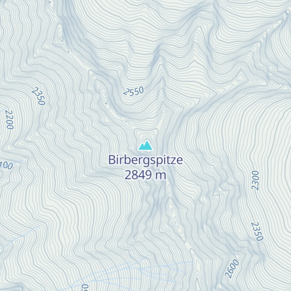 Map of Birbergspitze