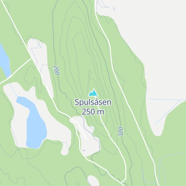 Map of Spulsåsen