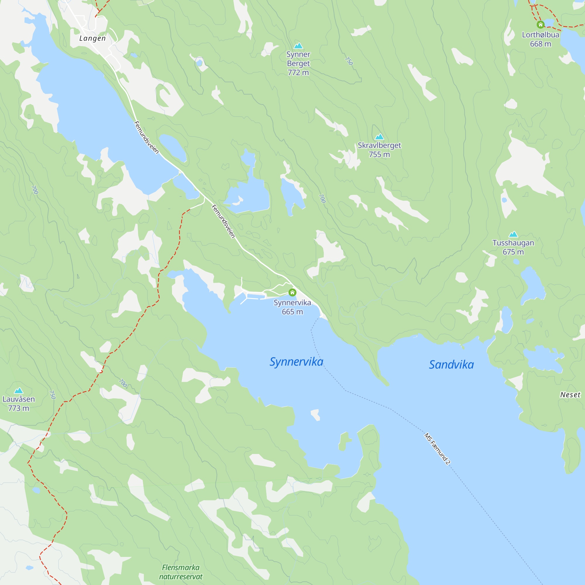 Synnervika map