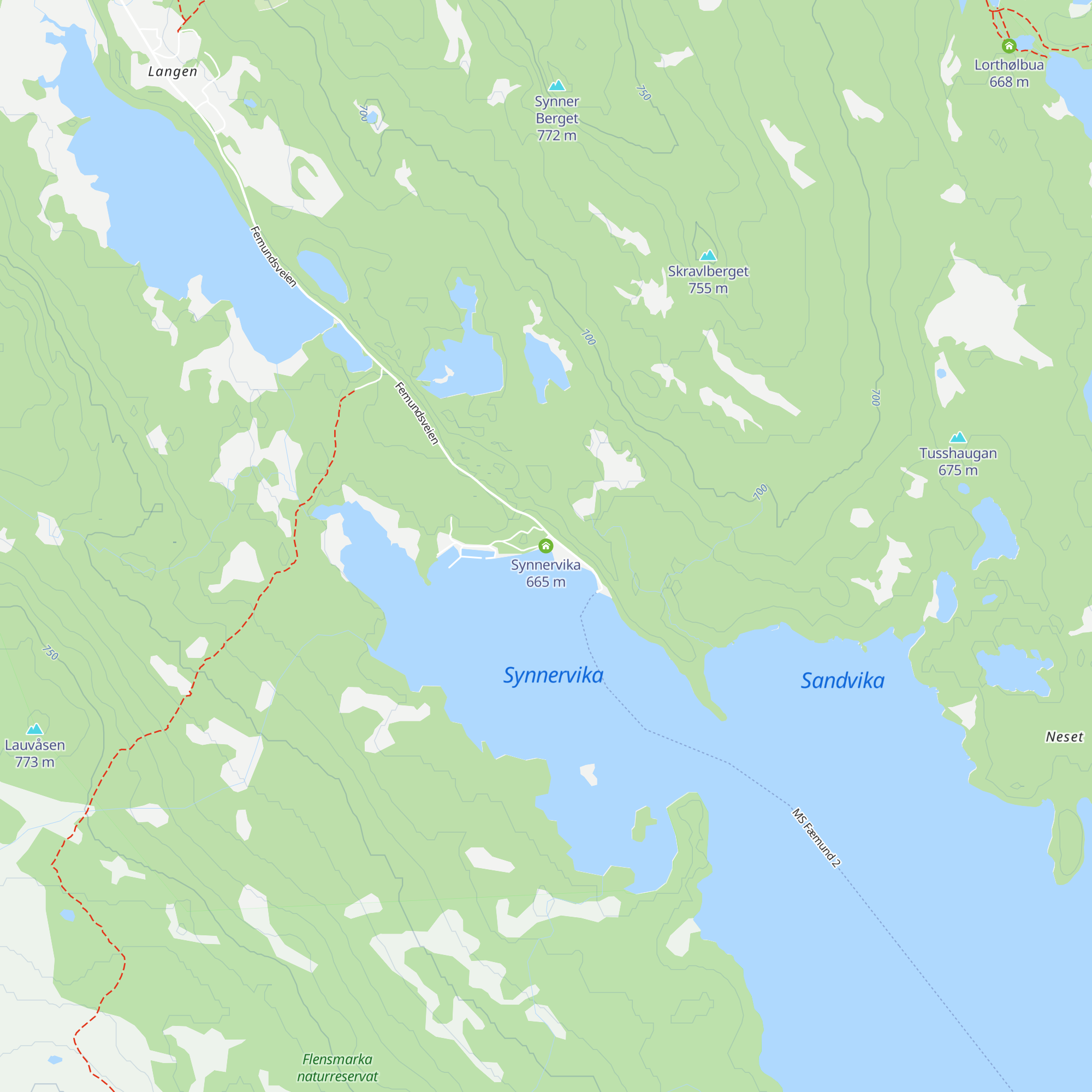 Synnervika map