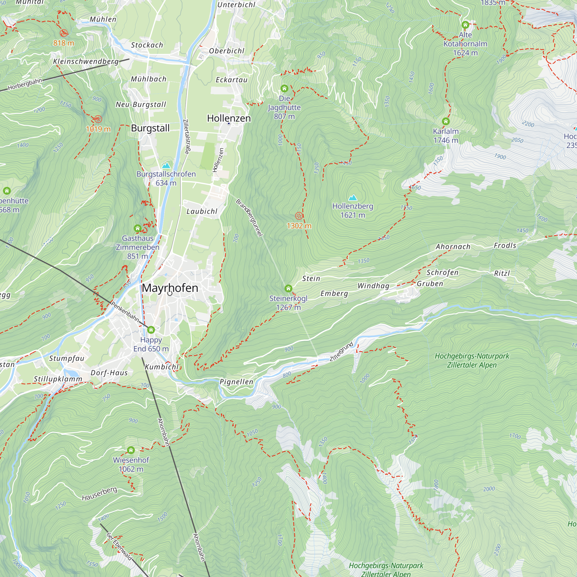 Steinerkogl map