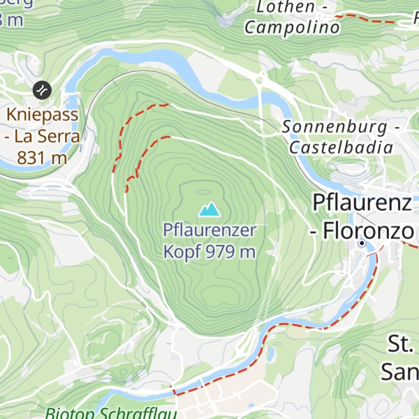 Map of Pflaurenzer Kopf