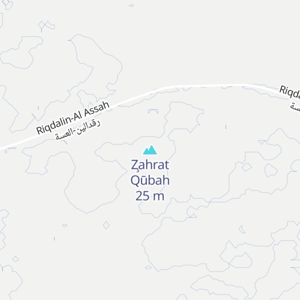 Map of Z̧ahrat Qūbah
