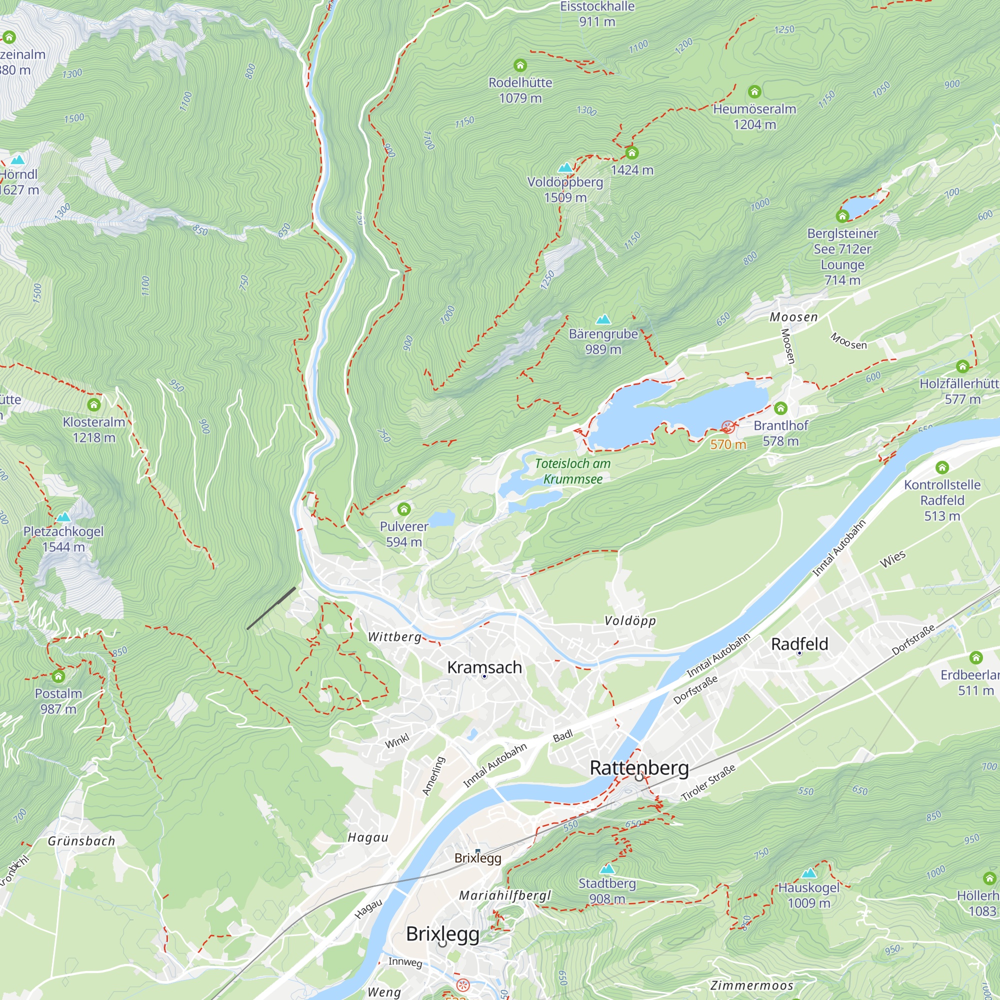 Gasthof Krummsee map
