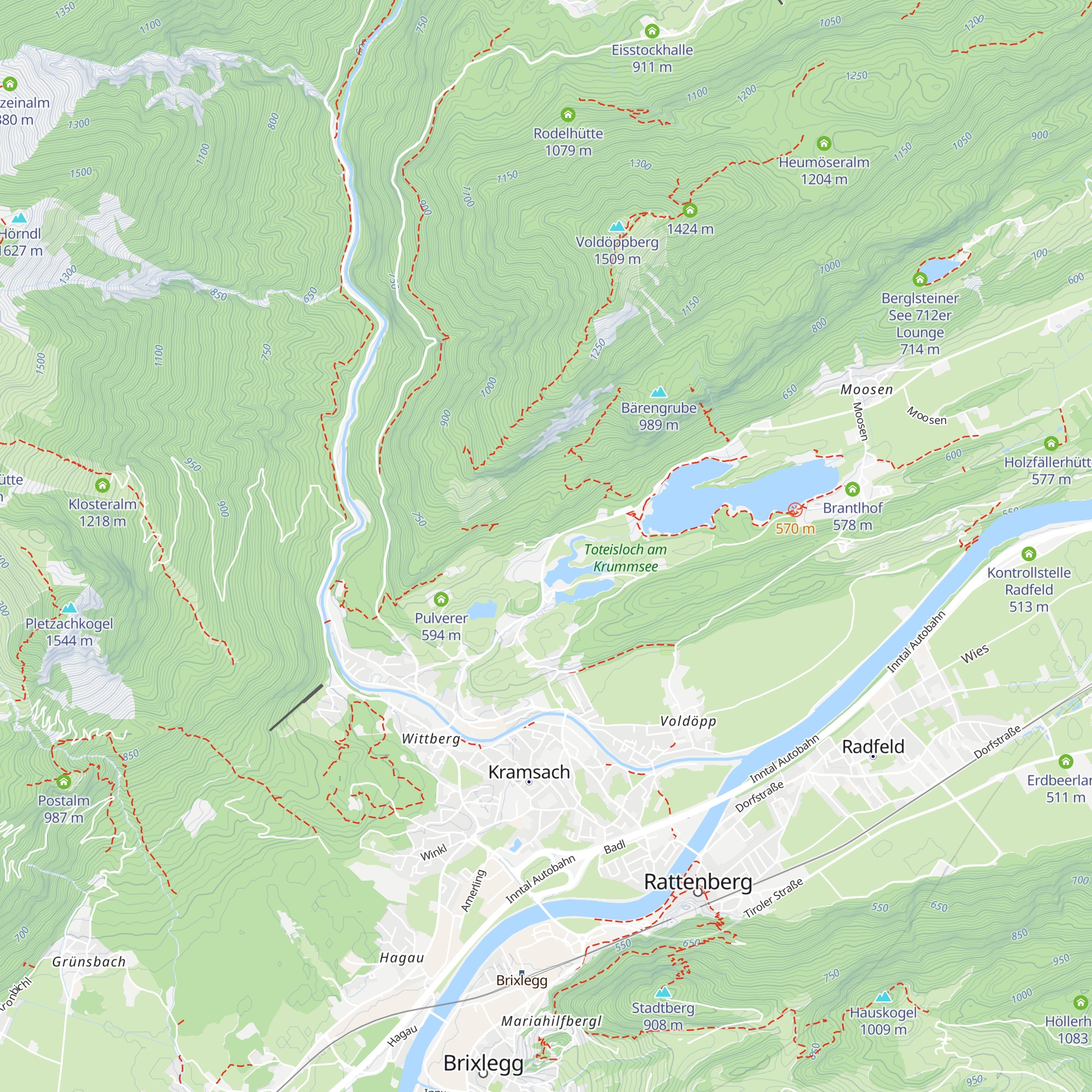 Stegerhof map