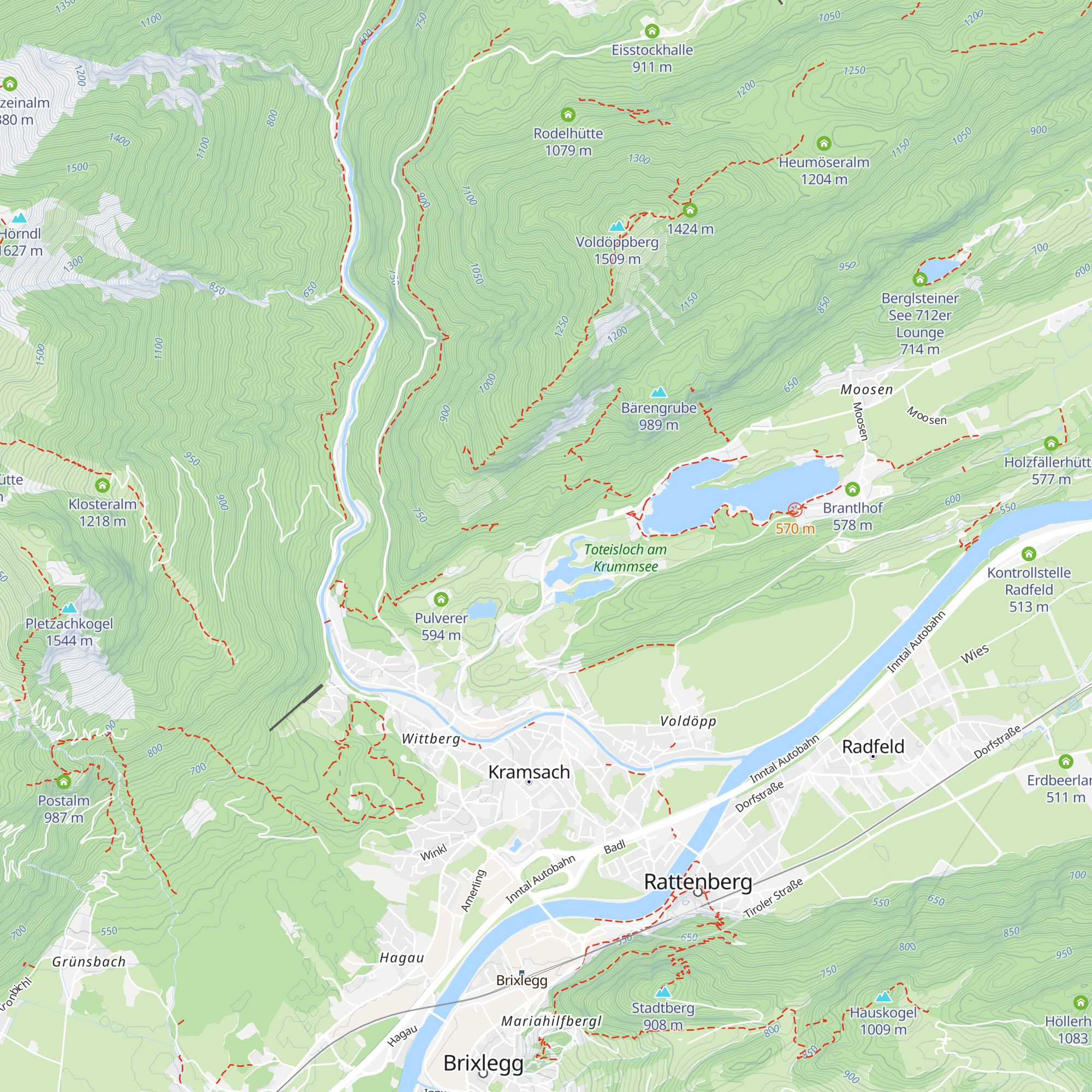 Stegerhof map