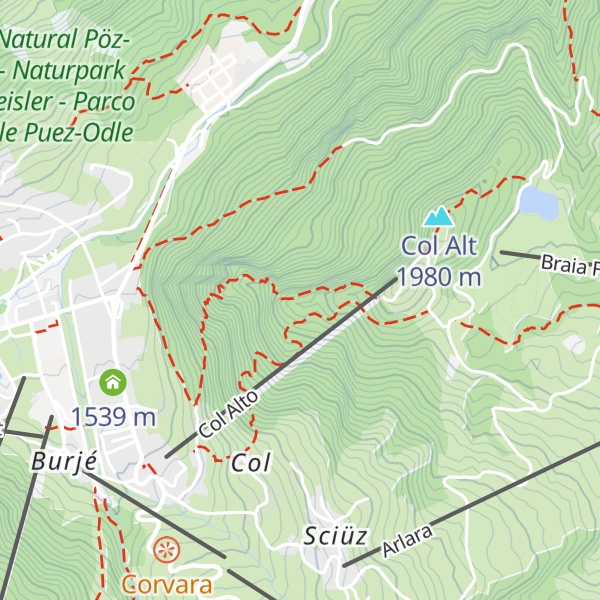 Map of Piz D'alander