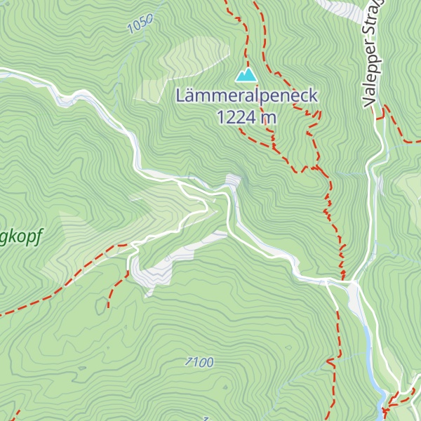 Map of Blauwandhütte