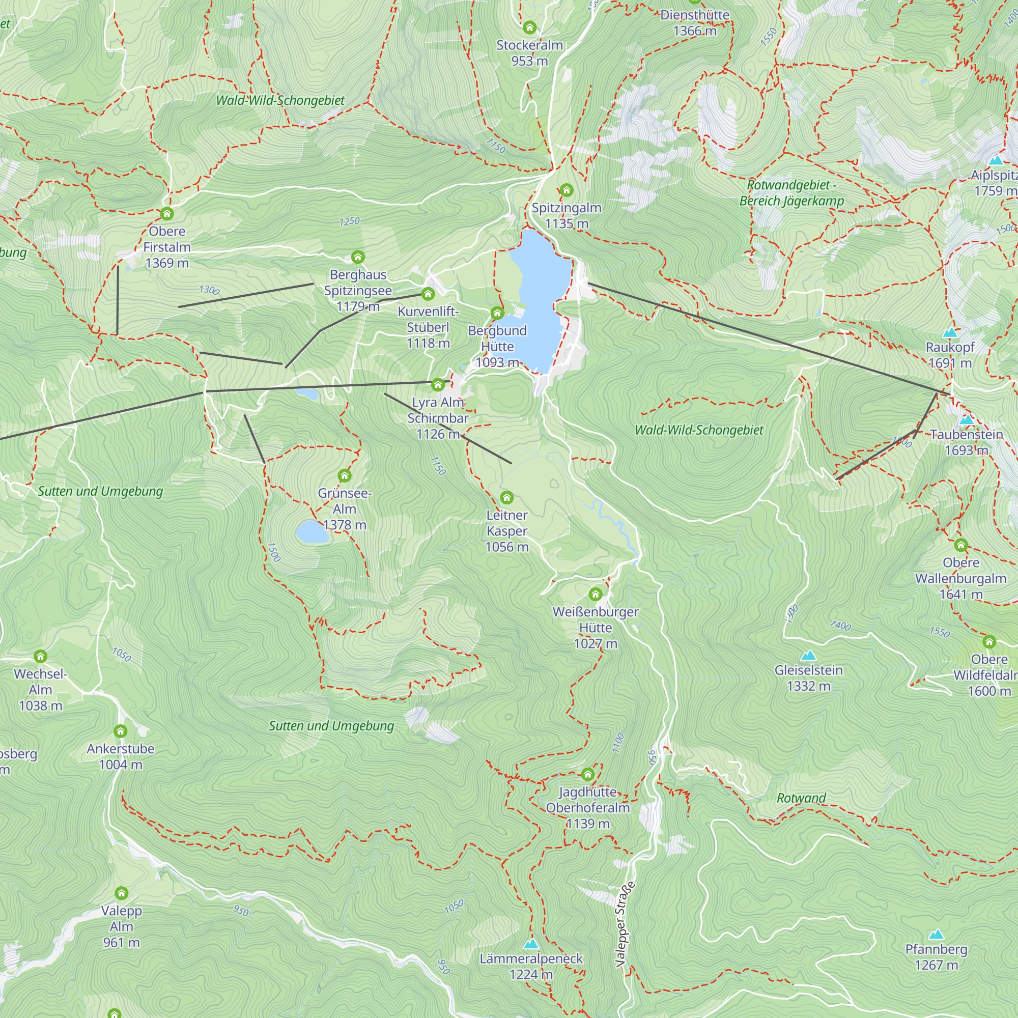 Hemeterhütte map