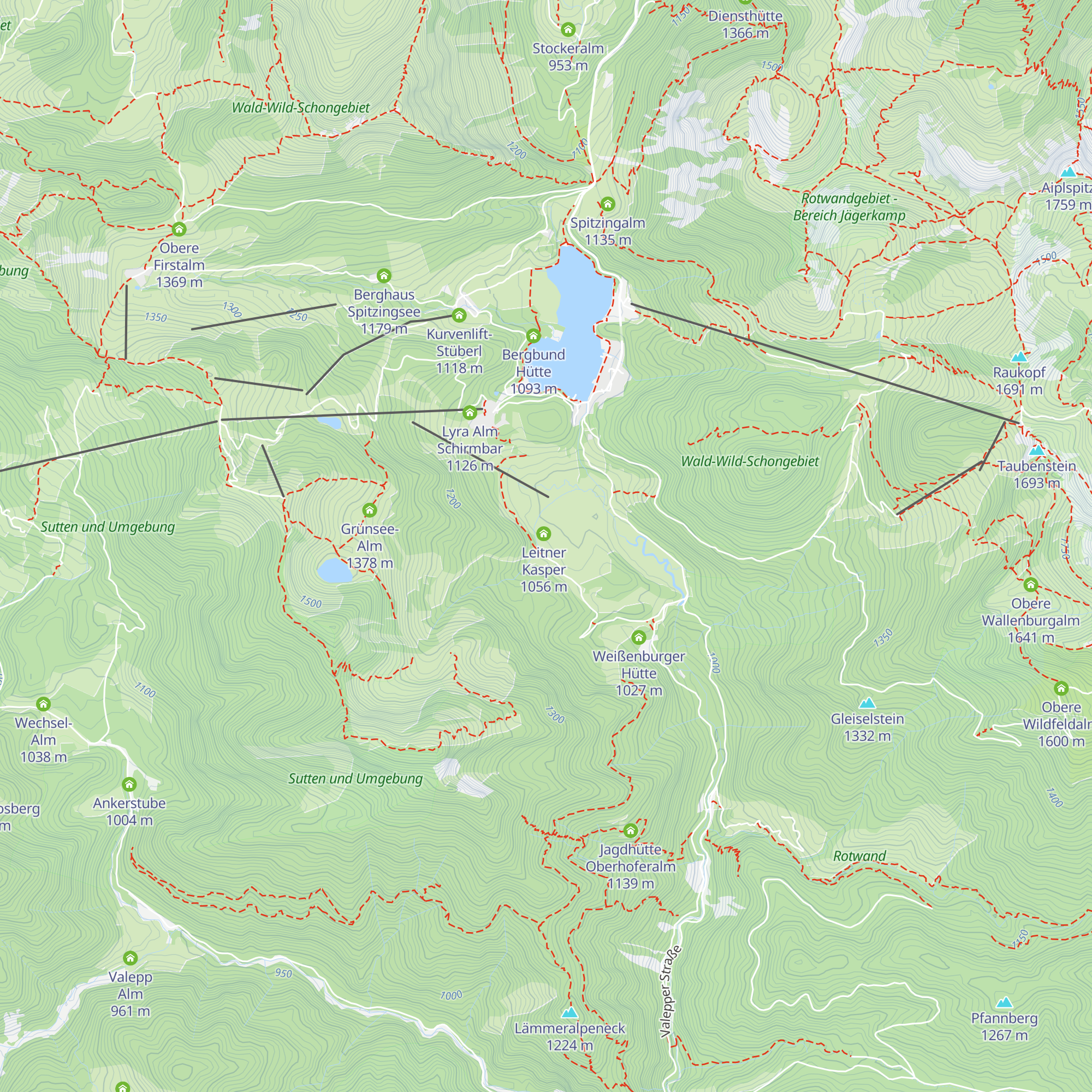 Hemeterhütte map