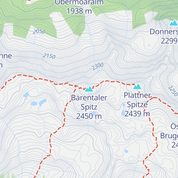 Map of Bärentaler Spitz