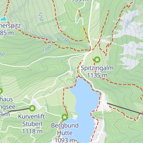 Map of DAV-Haus Spitzingsee
