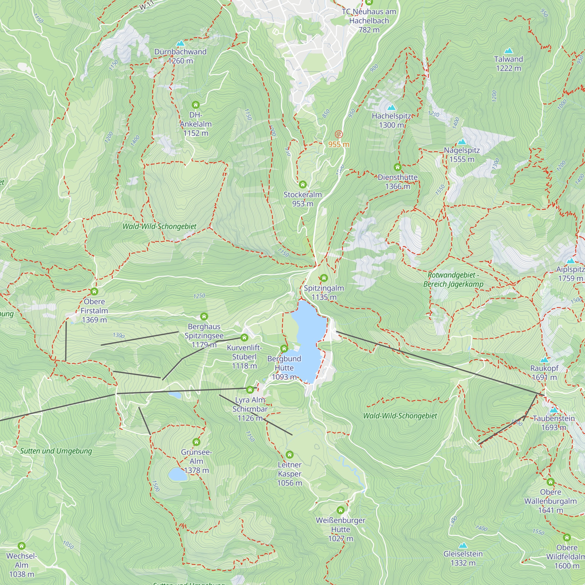 DAV-Haus Spitzingsee map