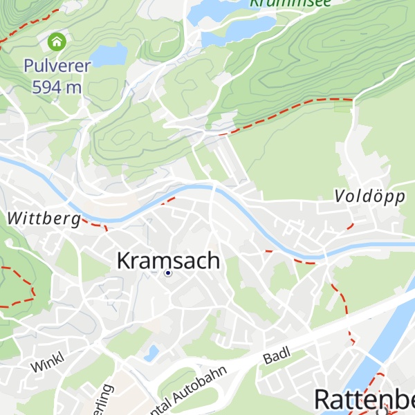 Map of Alpbachtal Seenland Tourismus Informationsbüro Kramsach