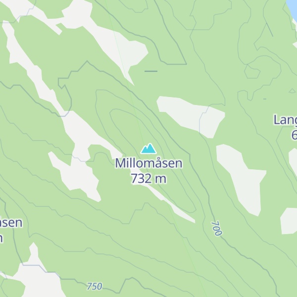 Map of Millomåsen