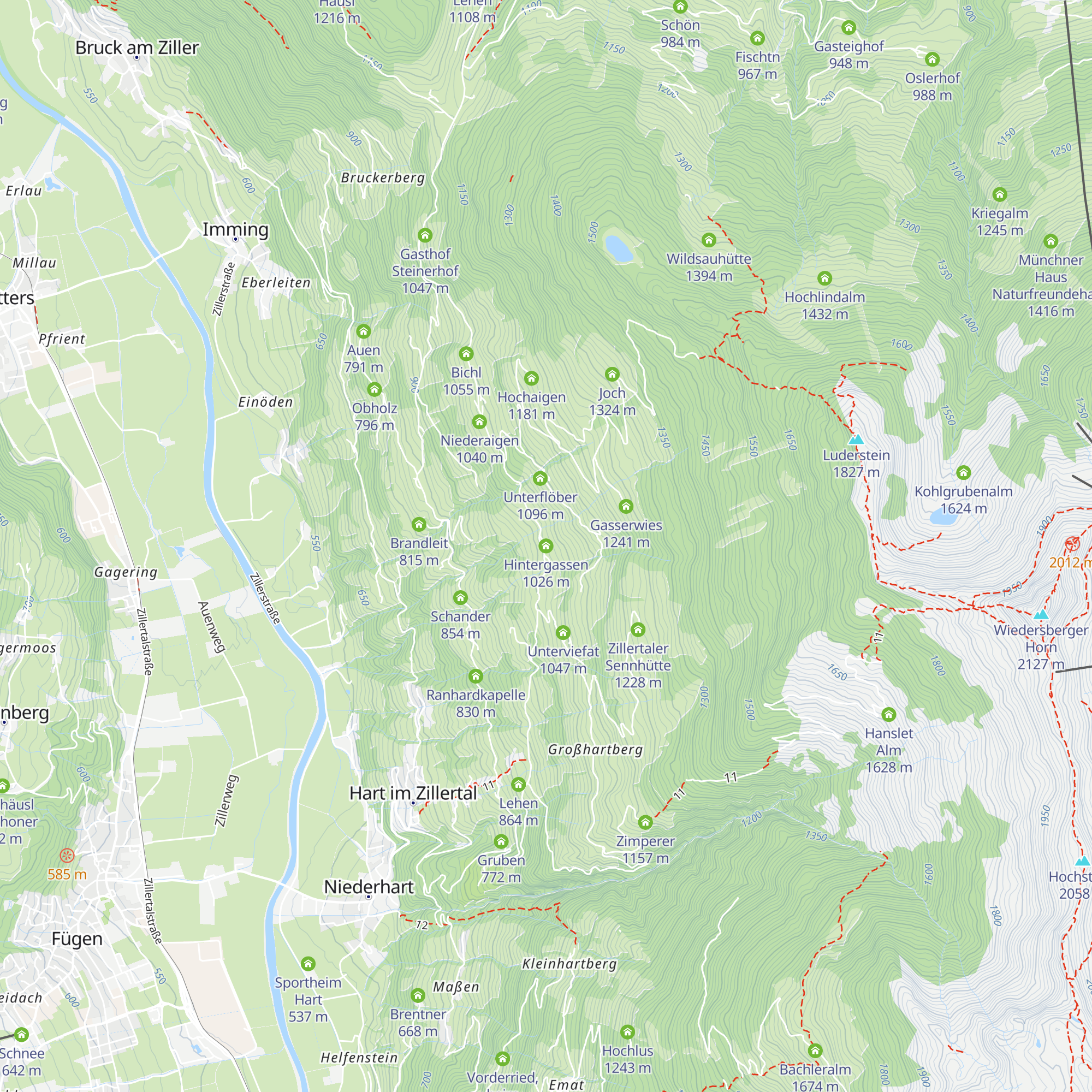 Hintergassen map