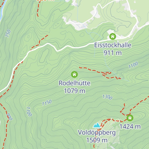 Map of Rodelhütte