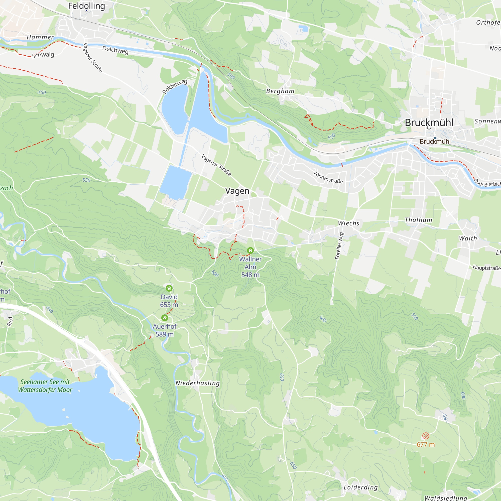 Wallner Alm map