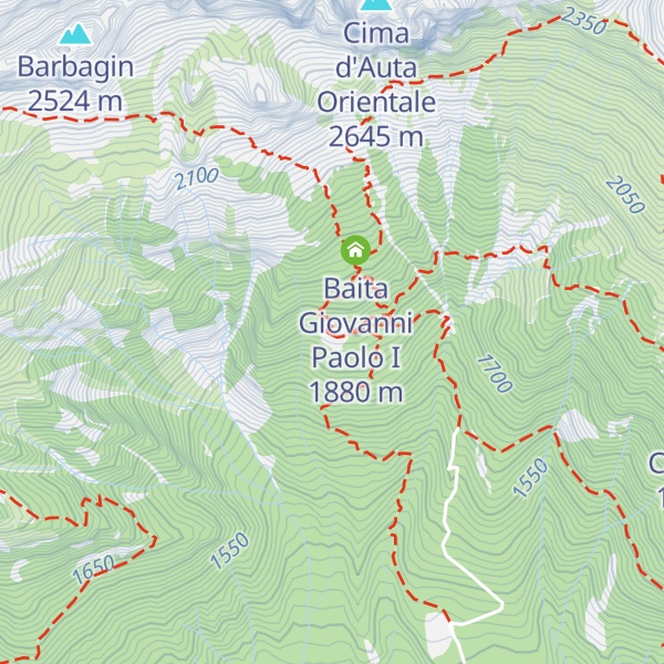 Map of Rifugio Baita dei Cacciatori