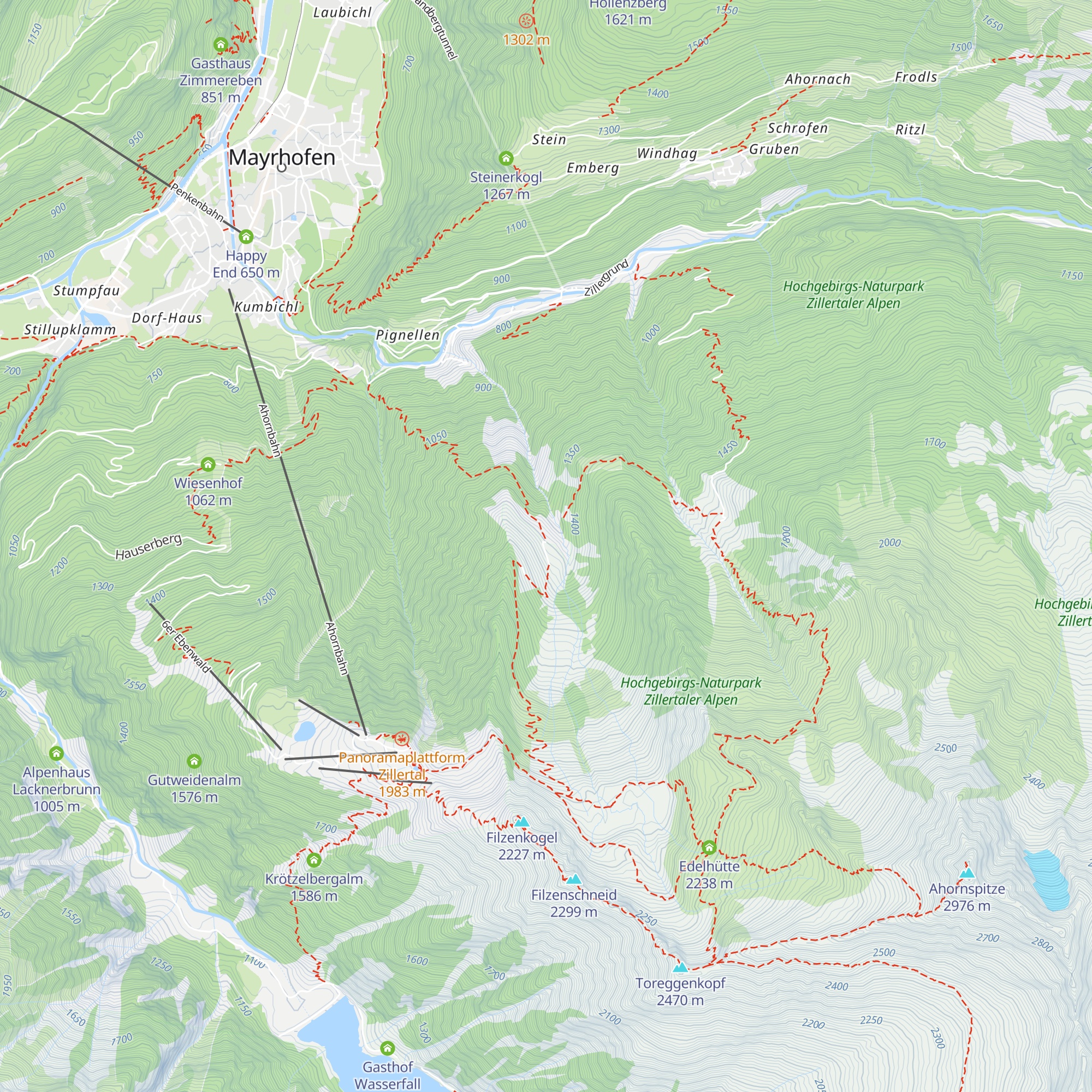 Wh. Alpenrose map