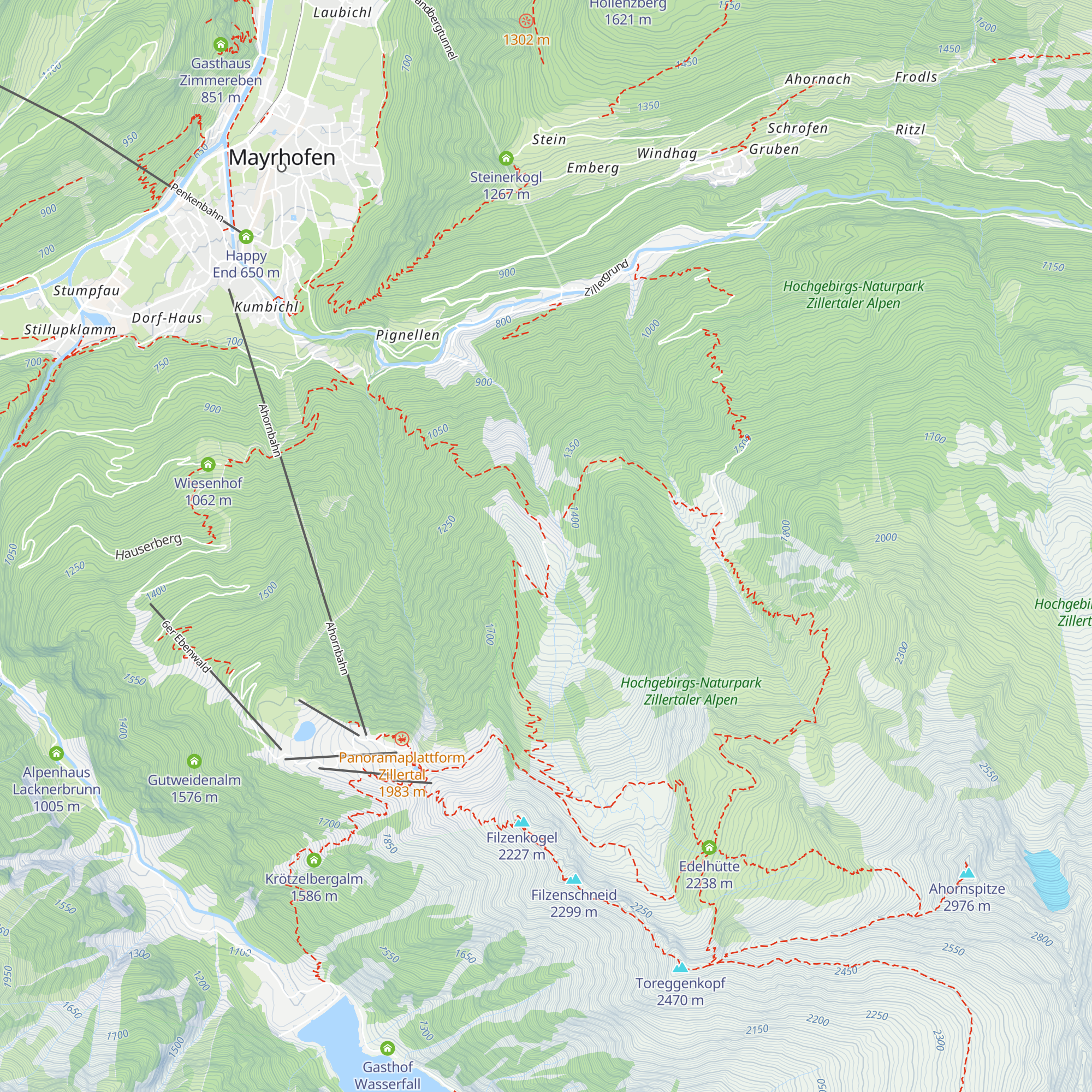 Wh. Alpenrose map