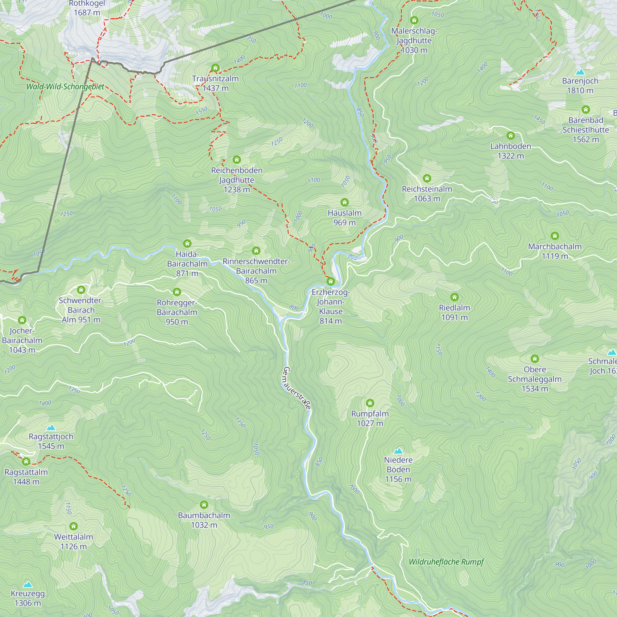 Zollhütte map