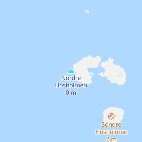 Map of Nordre Hosholmen