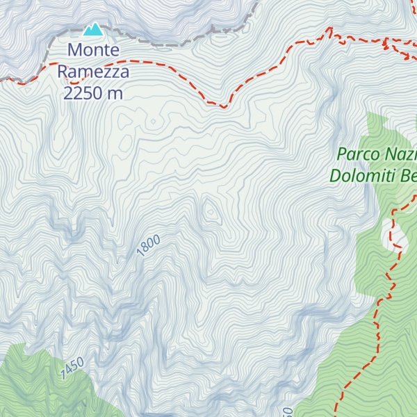 Map of Col della Madonna
