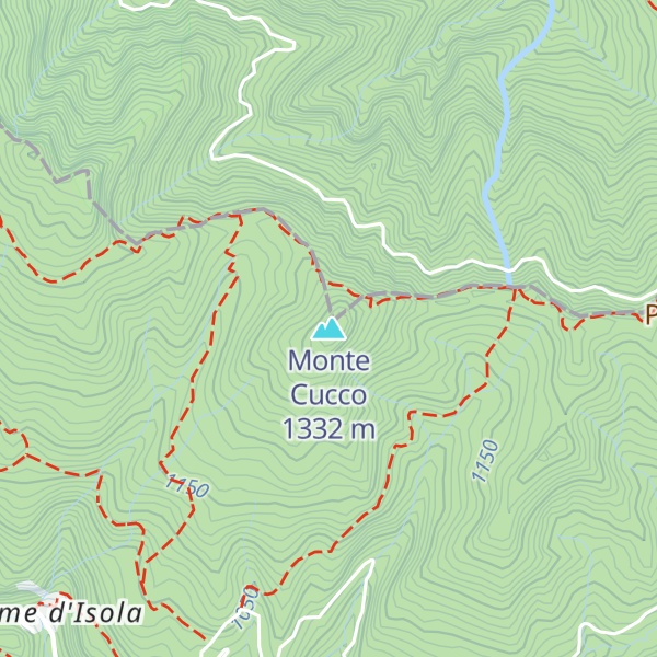 Map of Monte Cucco