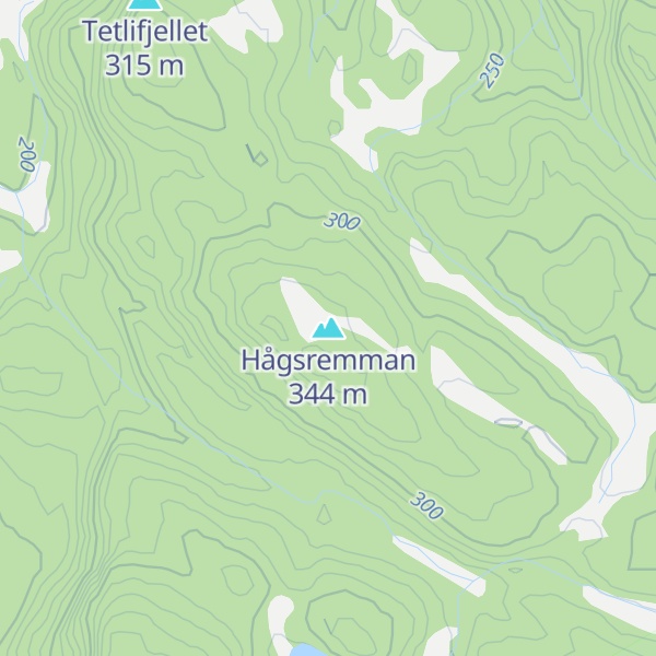Map of Hågsremman