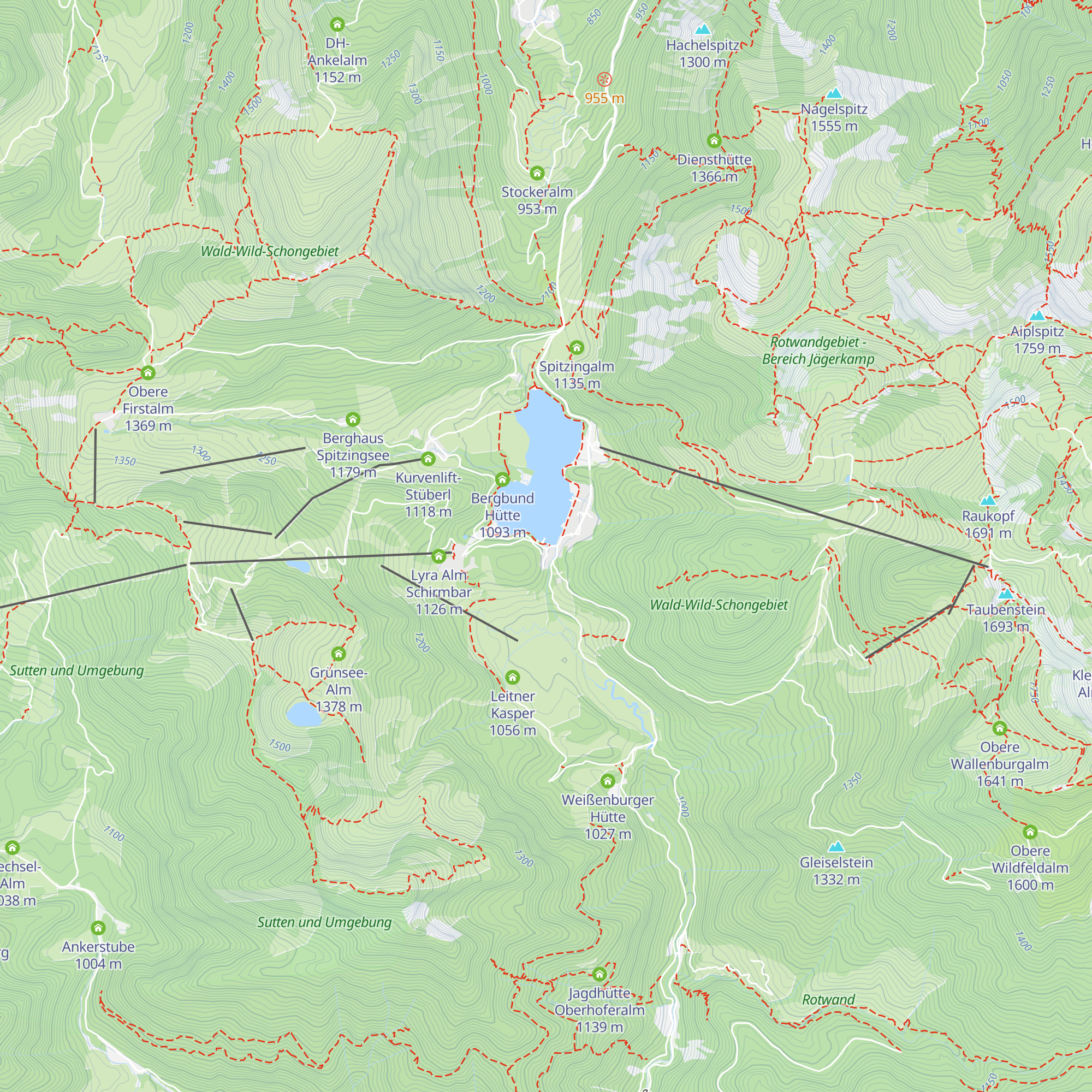 Klausenhütte map