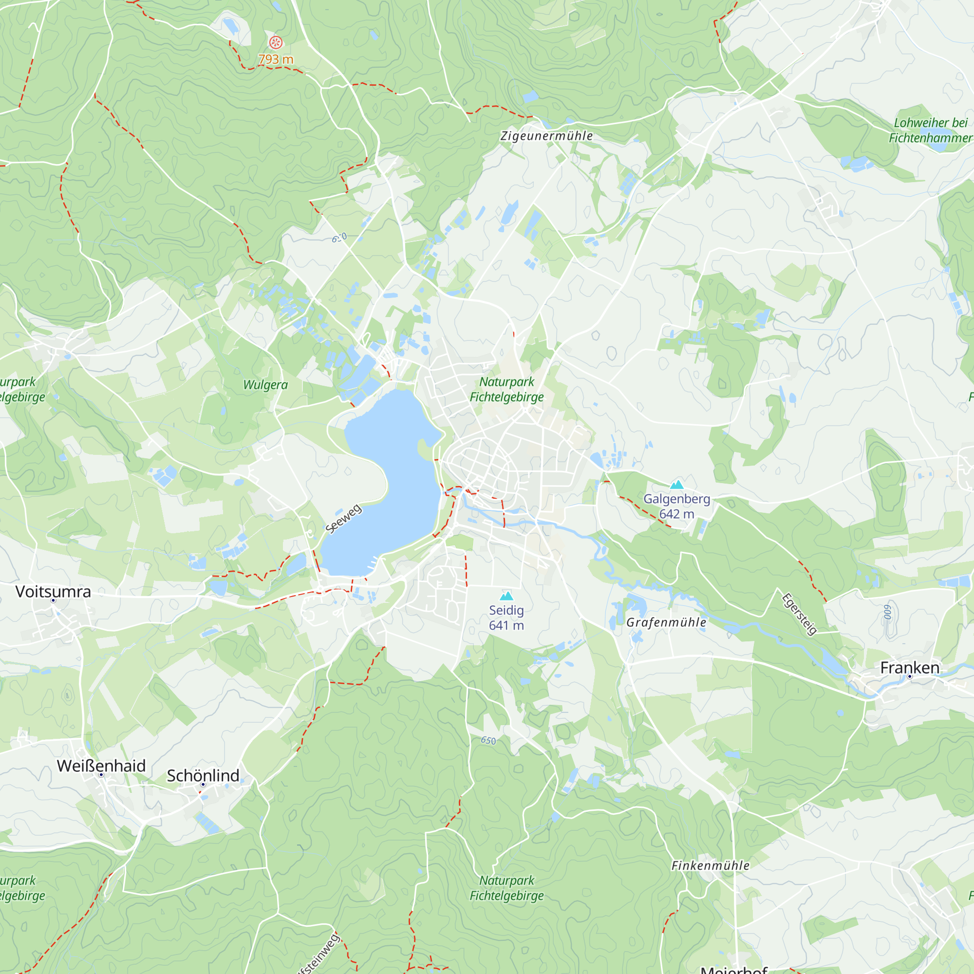 Kur- und Tourist-Information Weißenstadt map