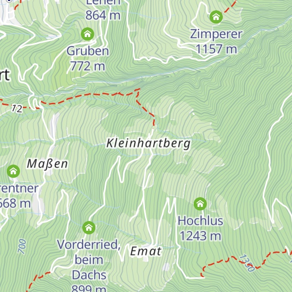 Map of Vorderstein