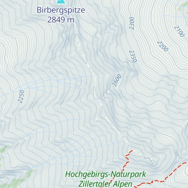 Map of Kreuzspitze