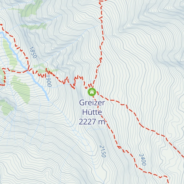 Map of Greizer Hütte
